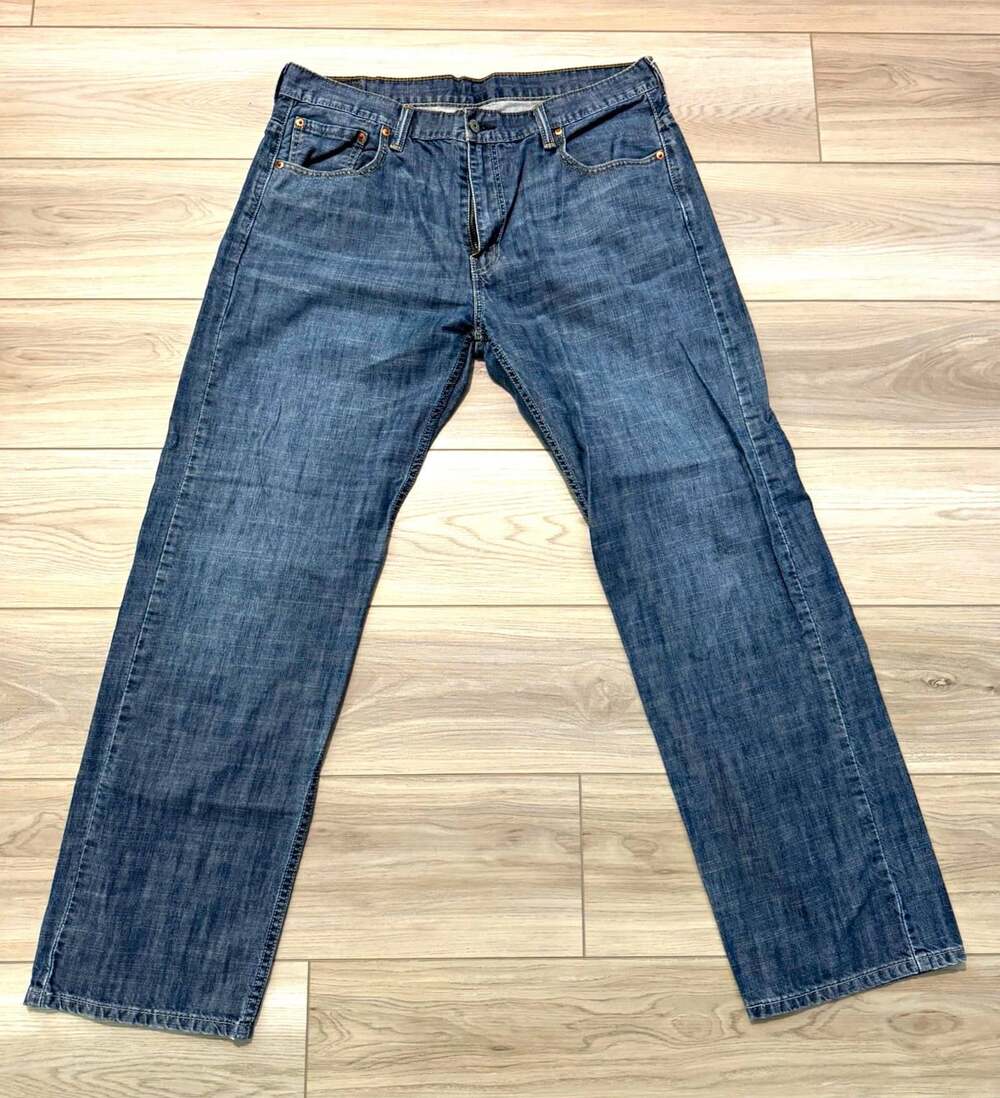 Levi's 569 Loose Straight Jeans Mens 36x34 Medium Wash